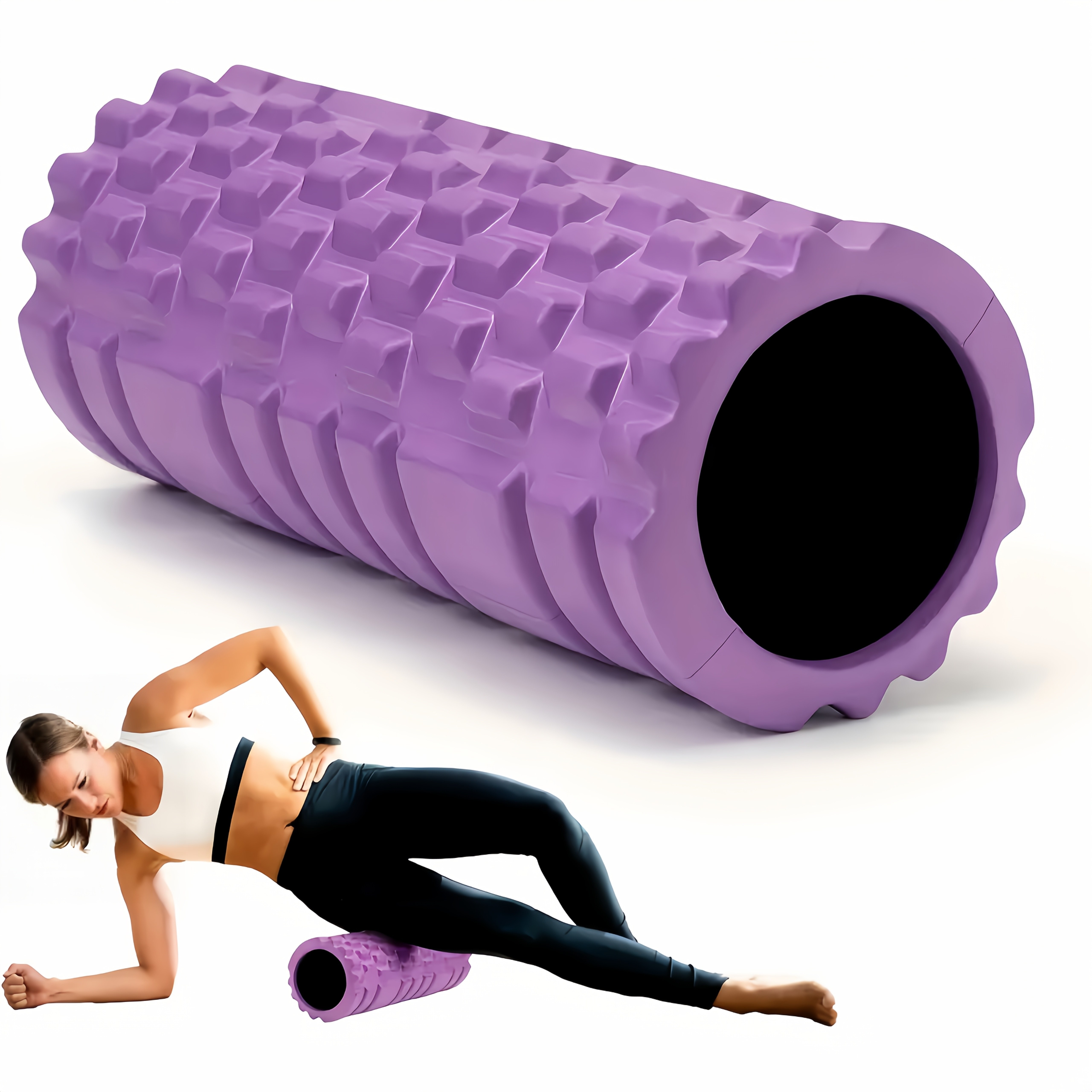 Foam Roller Trigger Point - 1 Foam Roller Yoga Column Fitness