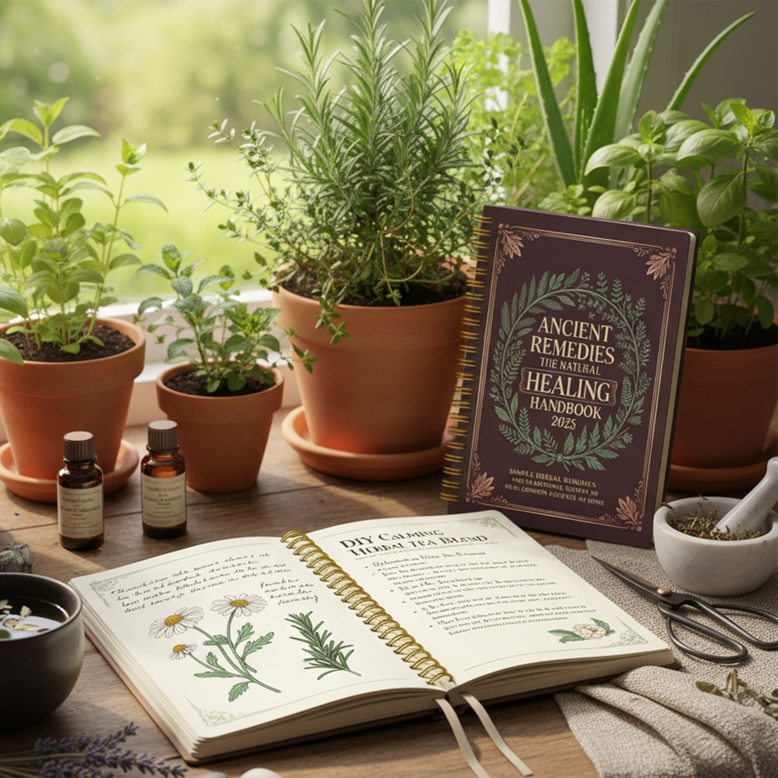 Natural Remedies Handbook with – Health & Wellness Therapy Center recenzja i cena